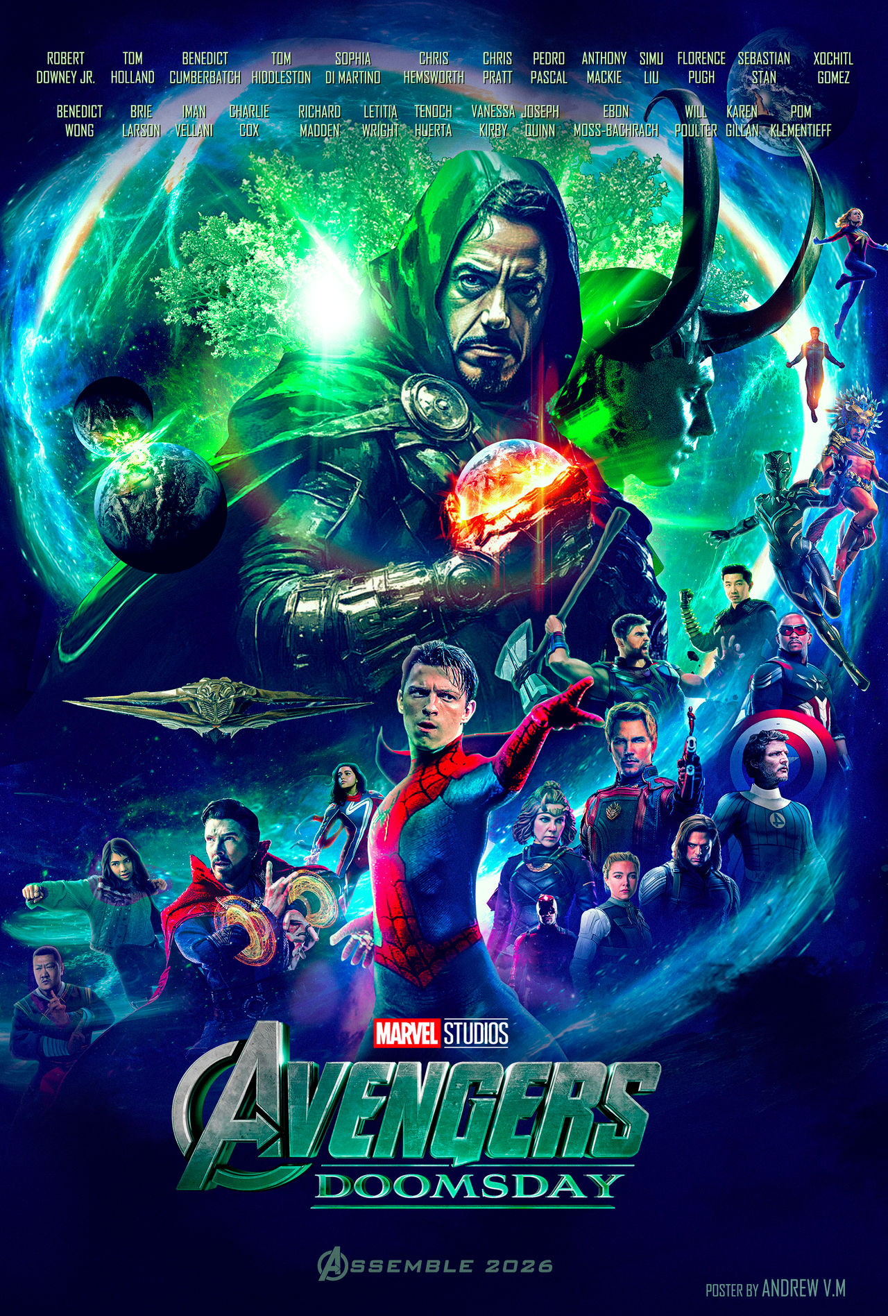 avengers doomsday poster hd 2026 by andrew vm by mrandrew7w7 dia5tau fullview