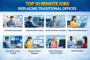 Top 10 Remote Jobs That Will Replace Traditional Offices in 2026. www.newworldupdates.com