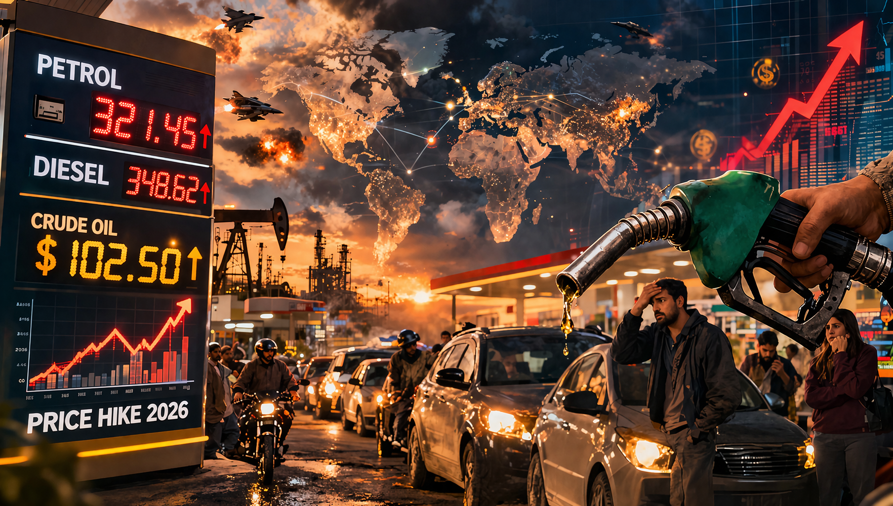 Impact of War on Petrol and Diesel Prices in 2026.www.newworldupdates.com