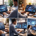 AI-powered marketing automation dashboard in 2026 showing predictive analytics and campaign automation tools