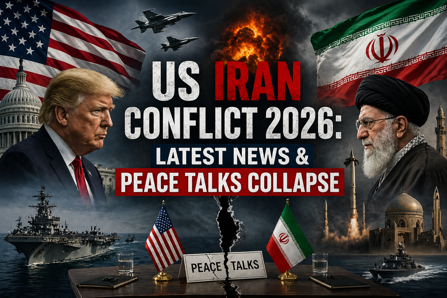 US Iran Conflict 2026: Latest News & Peace Talks Collapse. www.newworldupdates.com