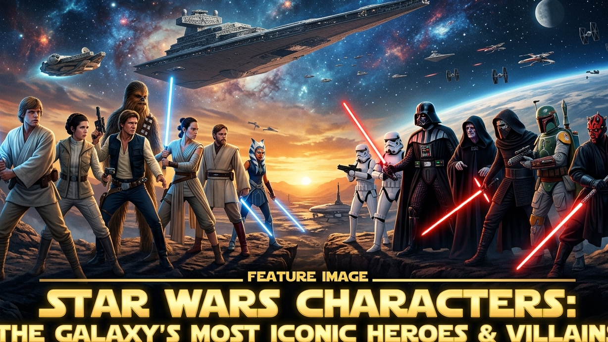 Star Wars Characters:The Galaxy's Most IconicHeroes & Villains. www.newworldupdates.com