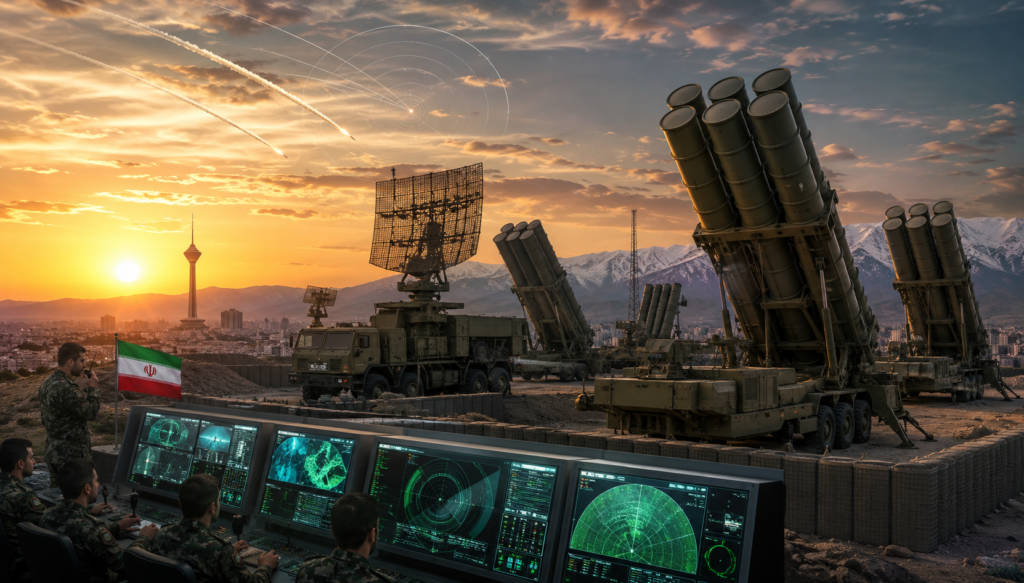 Iranian missile systems displayed during military escalation in 2026